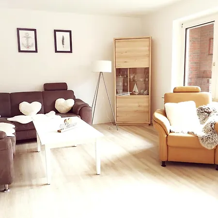 Lägenhet Haus Meereswind, 3xschlafzimmer Wintergarten Garten Badewanne Esens
