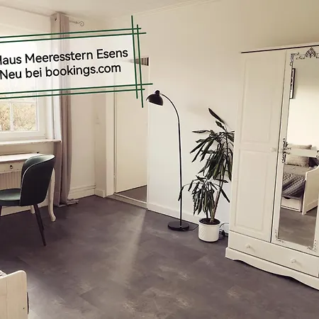 Haus Meereswind Esens, Wintergarten Mit Kamin Apartament